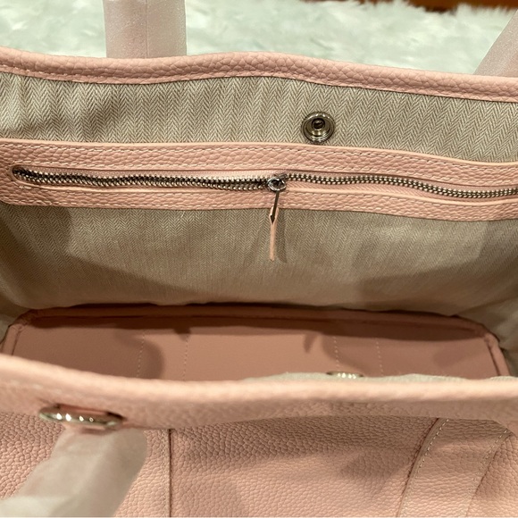 Pink 36CM Togo leather Top handle Graden Party genius leather Satchel bag - Picture 14 of 15